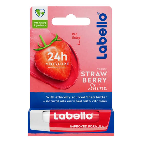 LABELLO STRAWEBERRY SHINE(FRAISE) PLASTIQUE 4.8G