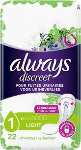 ALWAYS SERVIETTE DISCREET LIGHT