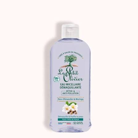 LE PETIT OLIVIER EAU MICELLAIRE DEMAQUILLANTE 400ML DETOX ET ANTI-POLLUTION