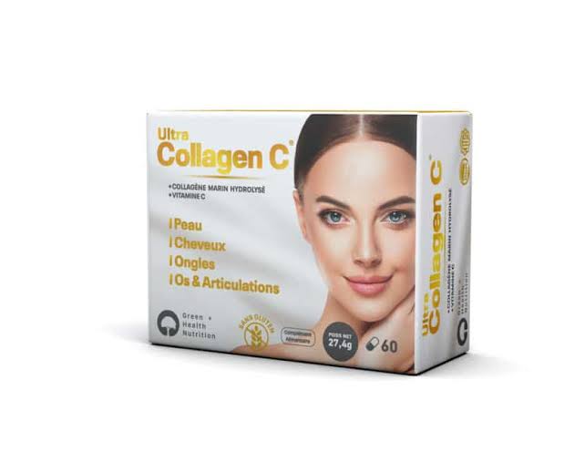 GREEN HEALTH ULTRA COLLAGEN C 325 MG+VIT C BT/60 GELU PEAUX CHEVEUX ONGLES