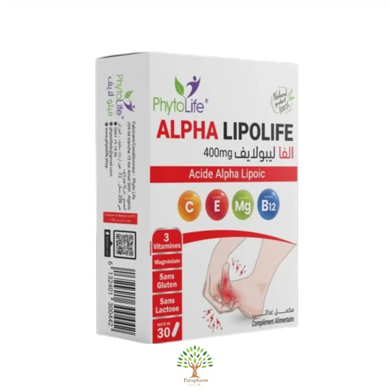 PHYTOLIFE ALPHAPOLIFE 400MG GELULE B/30