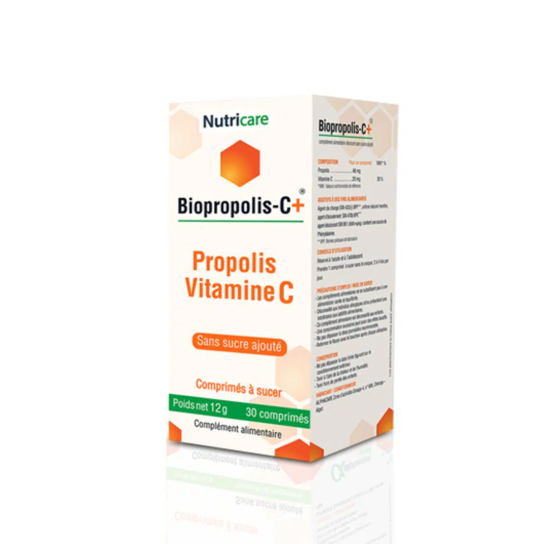 ALPHACARE NUTRICARE BIO PROPOLIS 48MG +VIT C 20MG BT/30 A CROQUER