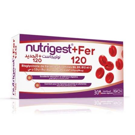 SCI.NUTRIGEST+ FER 120 B/30 GELULES