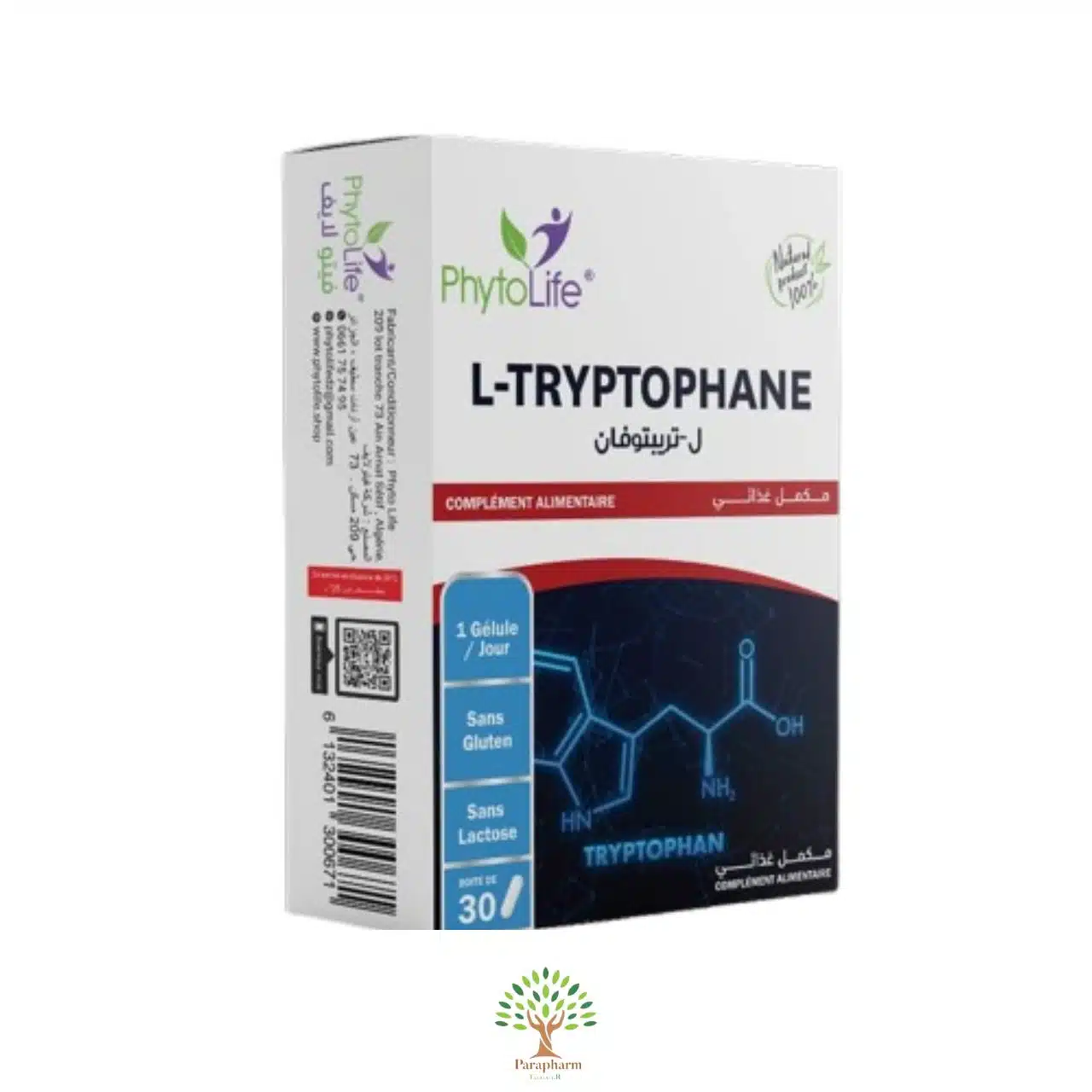 PHYTOLIFE L-TRYTOPHANE BT/30 CPS C/30
